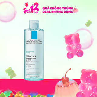 Nước Tẩy Trang Dành Cho Da Dầu Mụn, Da Nhạy Cảm La Roche Posay Micellar Water Ultra Sensitive Oily Skin 400ml