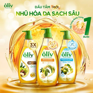  Dầu Tắm 3X Dưỡng Da Mềm Mịn Ôliv Virgin Olive Oil Chính Hãng 