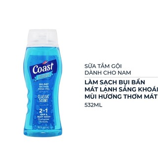 Sữa Tắm Gội Coast Classic Scent 532ml