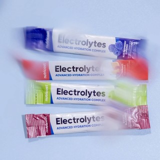 1 gói bột điện giải hương trái cây Electrolytes Nutricost không đường (Mỹ) giúp bù nước, bù khoáng