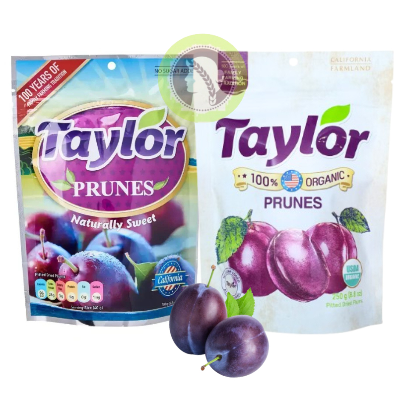 Mận khô tự nhiên Taylor Prunes Naturally Sweet 250g