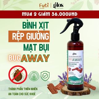 [MUA 2 GIẢM 56K] Xịt Thơm Phòng Hỗ Trợ Ngăn Ngừa Mạt Bụi Rệp Giường Bug Away, Hạn Chế Ve Bọ Thành Phần Thiên Nhiên
