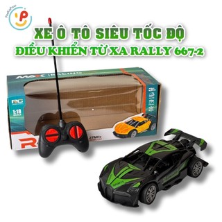 Xe ô tô điều khiển từ xa RALLY 667-2 mô phỏng siêu xe tốc độ cao PeeKaPaw Toys
