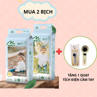 Combo 2 bịch Bỉm tã dán/quần MOMO DIAMOND ORGANIC/MOMO NATURE S64/ M60/L54/XL50/XXL48/XXXL46