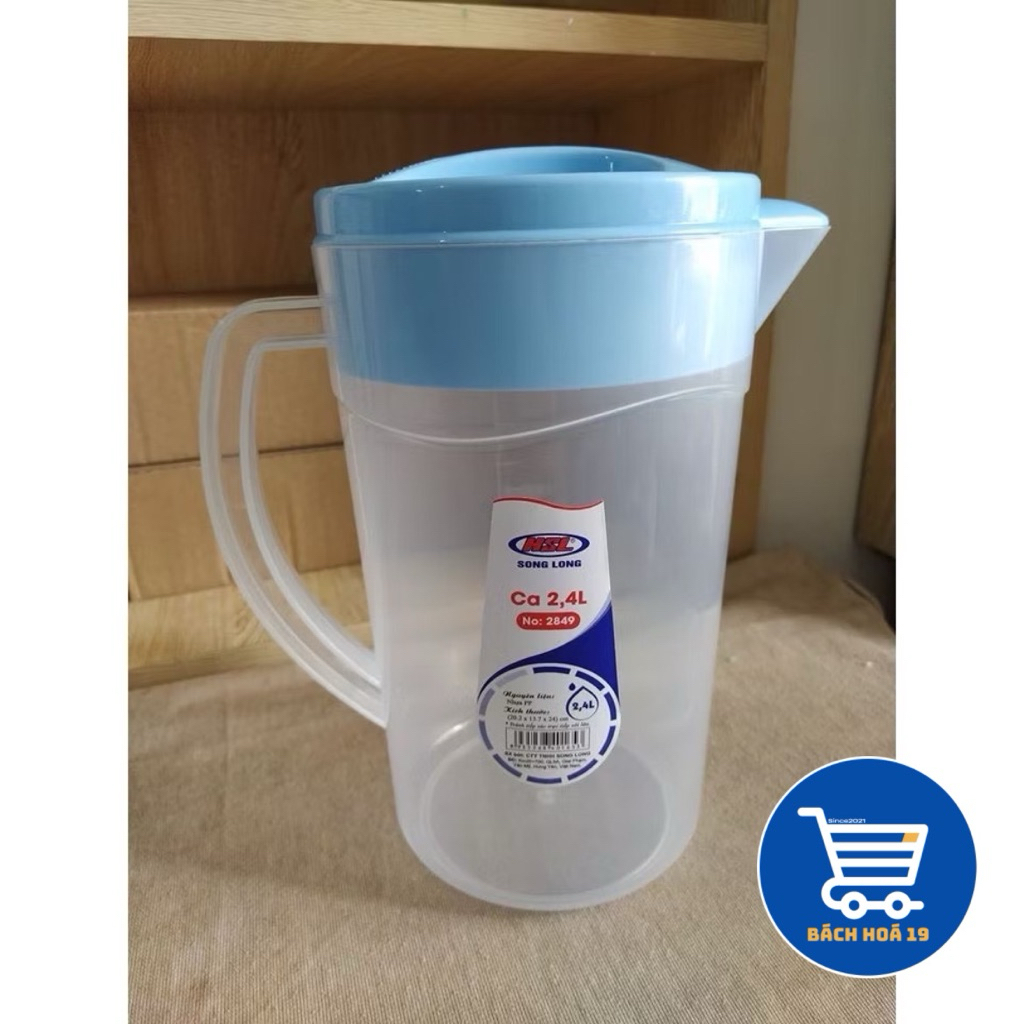Ca trơn đựng nước Song Long 2,4 lít