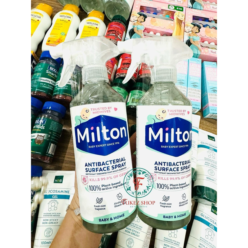 Nước xịt bề mặt kháng khuẩn Milton
