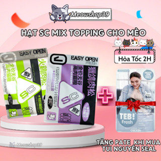(BAO 9KG) Hạt SC & Hạt S cho mèo mọi lứa tuổi, Không Ngũ Cốc, Có Topping, Men Vi Sinh