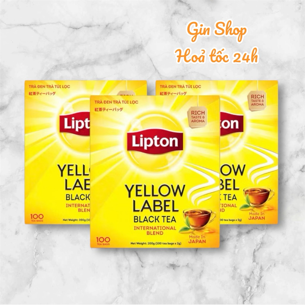 Trà Lipton Túi Lọc Nhãn Vàng Yellow Label