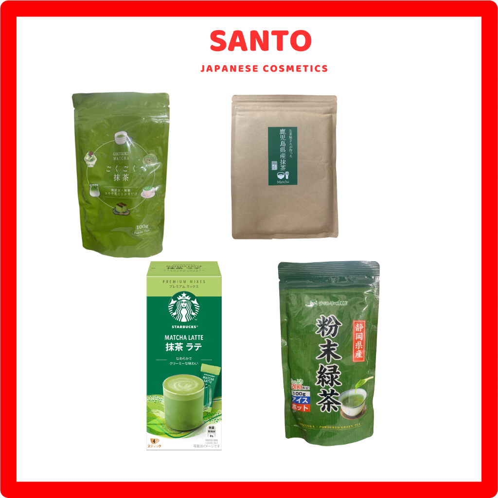 Bột Trà Xanh Matcha Nhật Bản túi 100g các loại Kagoshima, Gokugoku, Shizuoka...