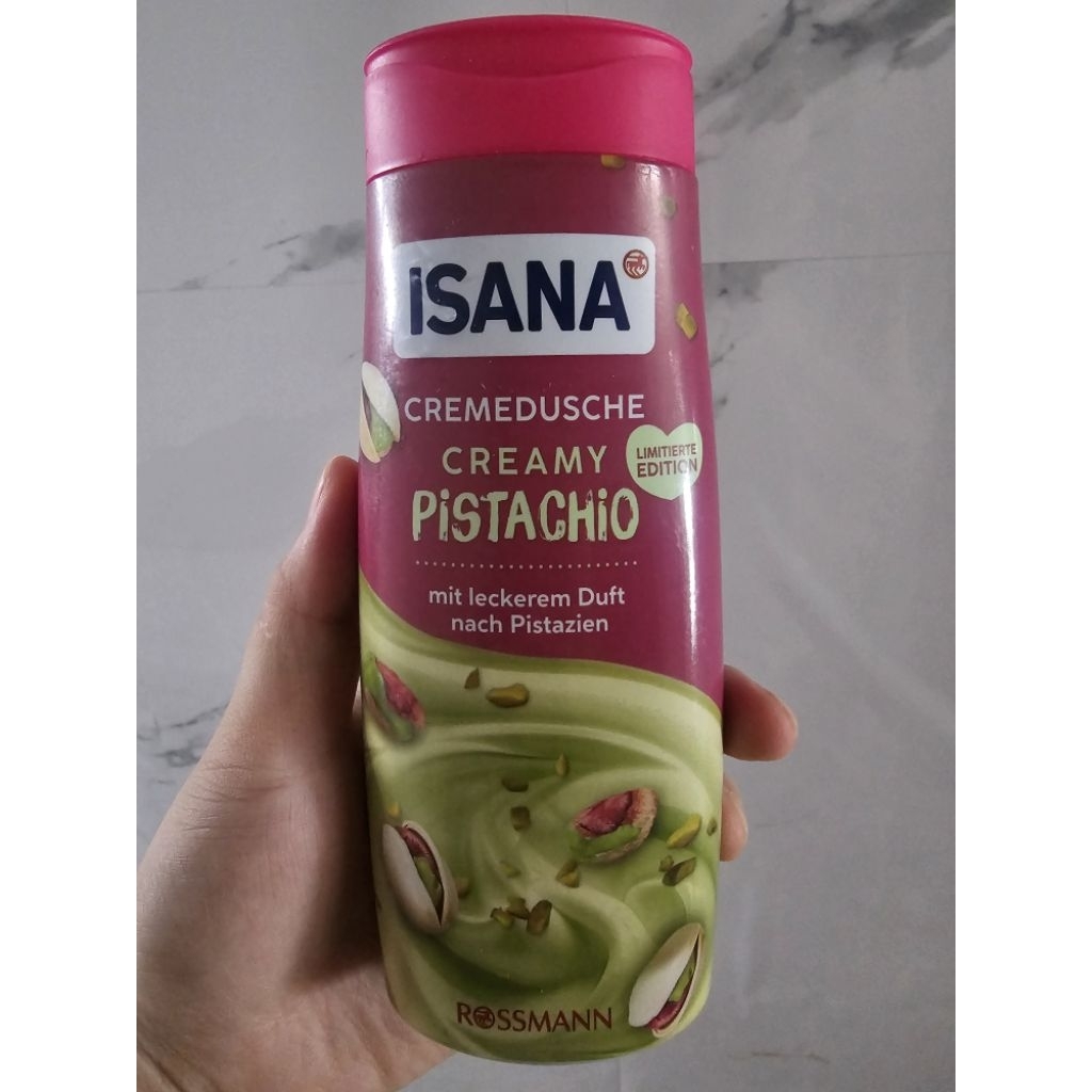 Sữa tắm Isana Cremedusche Creamy Pistachio (Limitierte Edition)