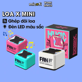 Loa Bluetooth Mini Micofi, Loa Mini Máy Tính Nghe Nhạc Laptop Decor Để Bàn Cute,Loa Đèn RGB X Ghép Đôi Gaming Điện Thoại