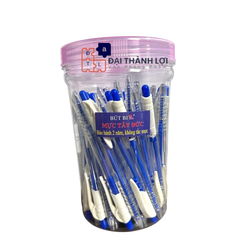Hũ 50 Cây Bút Thiên Lộc TL-079 ngòi 0.7mm chất lượng tốt (Mực Xanh/Đỏ/Đen)