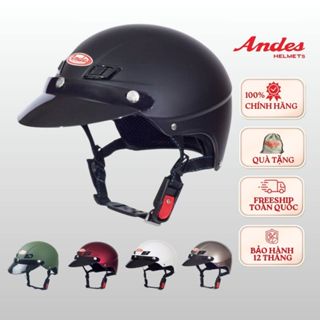 Mũ bảo hiểm nửa đầu Andes 109 chính hãng. bảo hành 12 tháng