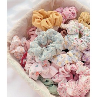 Combo 10 dây cột tóc scrunchies giao ngẫu nhiên không trùng mẫu
