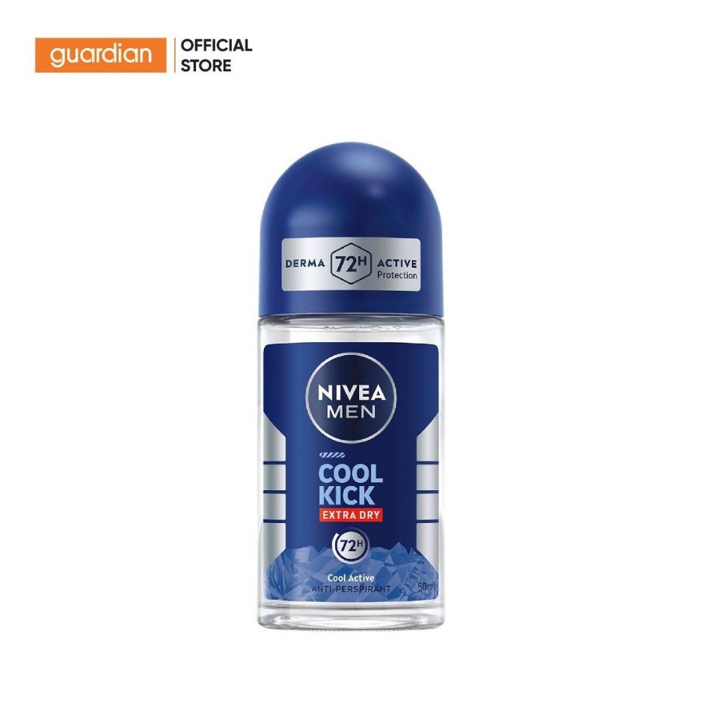 Lăn Khử Mùi Mát Lạnh Men Cool Kick Nivea 50ml