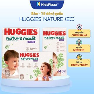 Bỉm - Tã dán/ quần siêu cao cấp Huggies Nature đầy đủ size cho bé EC - Chính hãng KidsPlaza