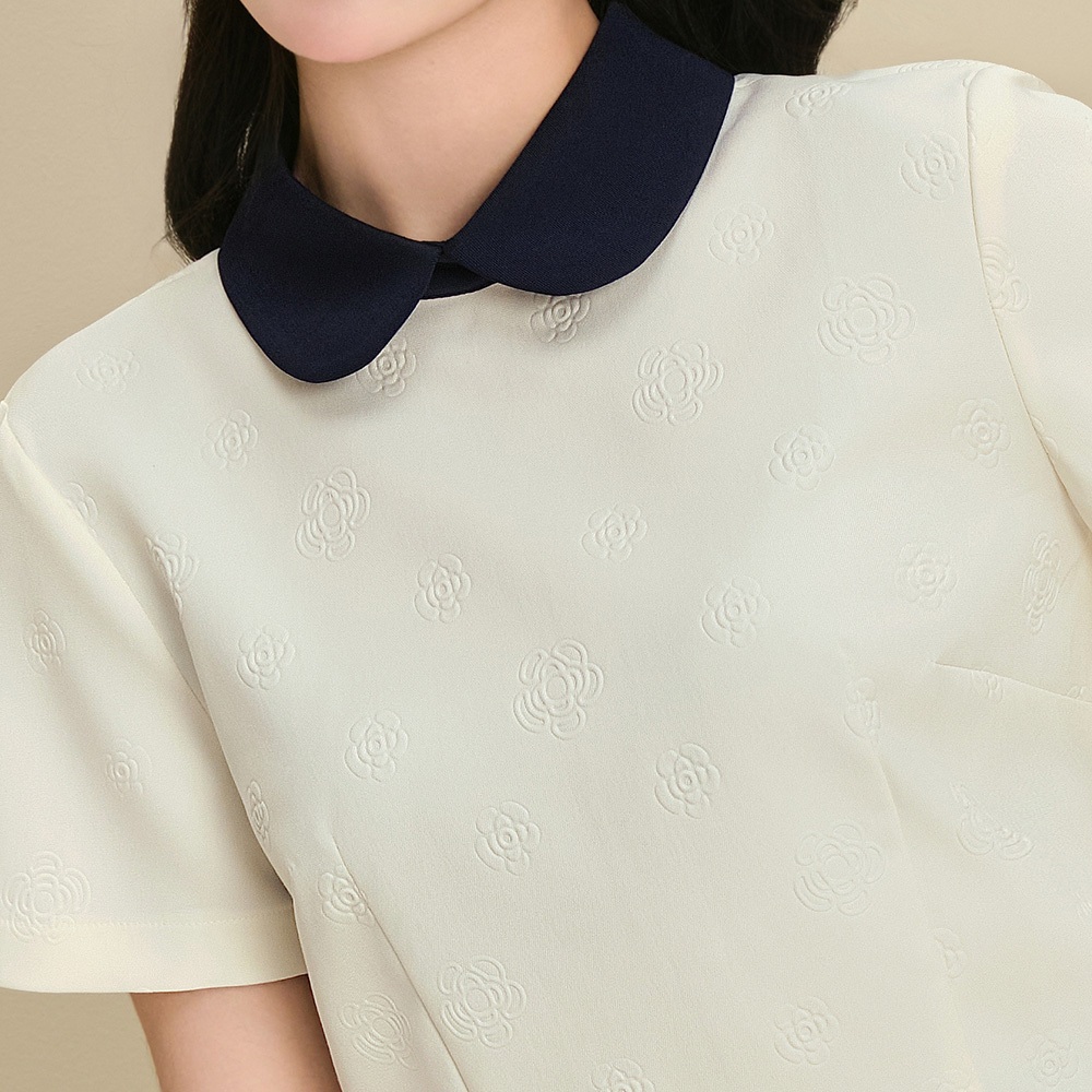 Set áo kiểu nữ thiết kế cổ sen croptop và chân váy xếp ly dáng ngắn tiểu thư Linly Store A-PC6 | BigBuy360 - bigbuy360.vn