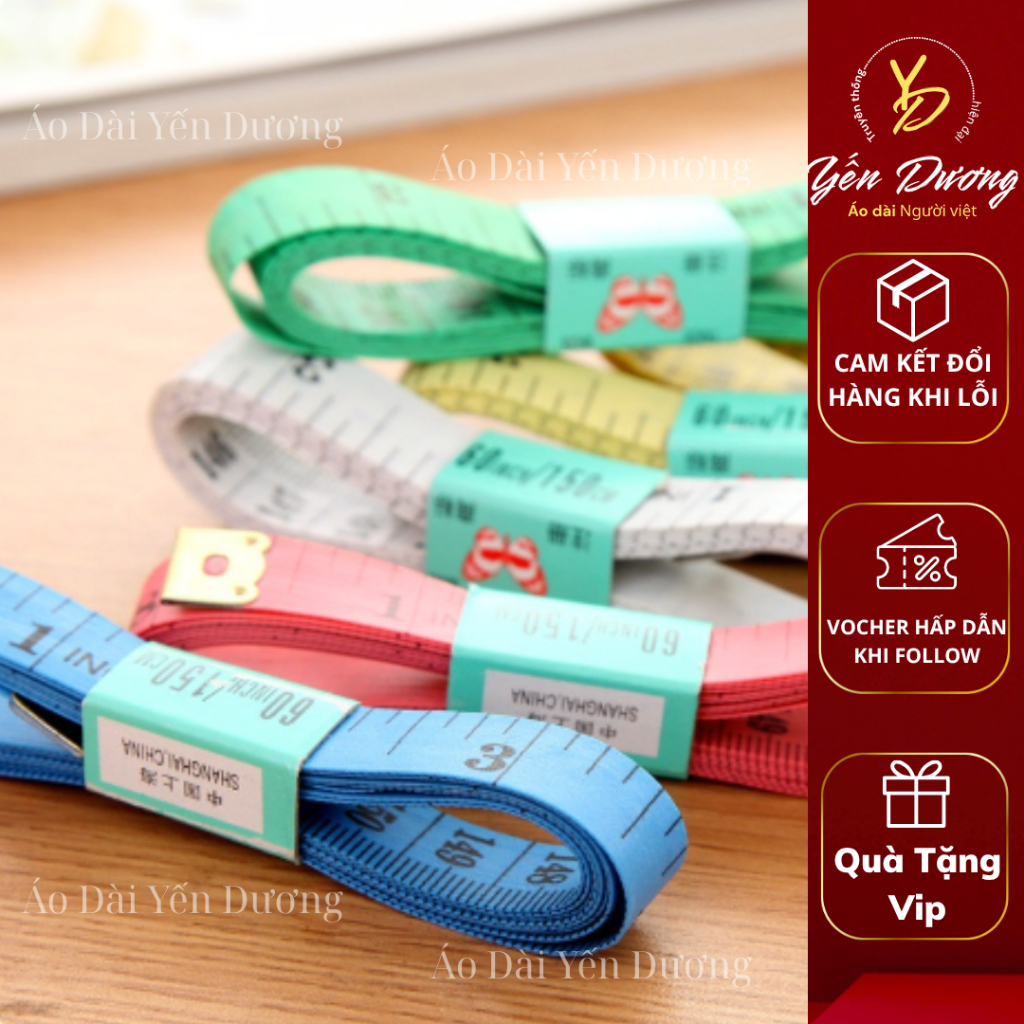 Thước dây đa năng Màu ngẫu nhiên dùng để may đo, đo vòng eo tiện dụng đẹp A3