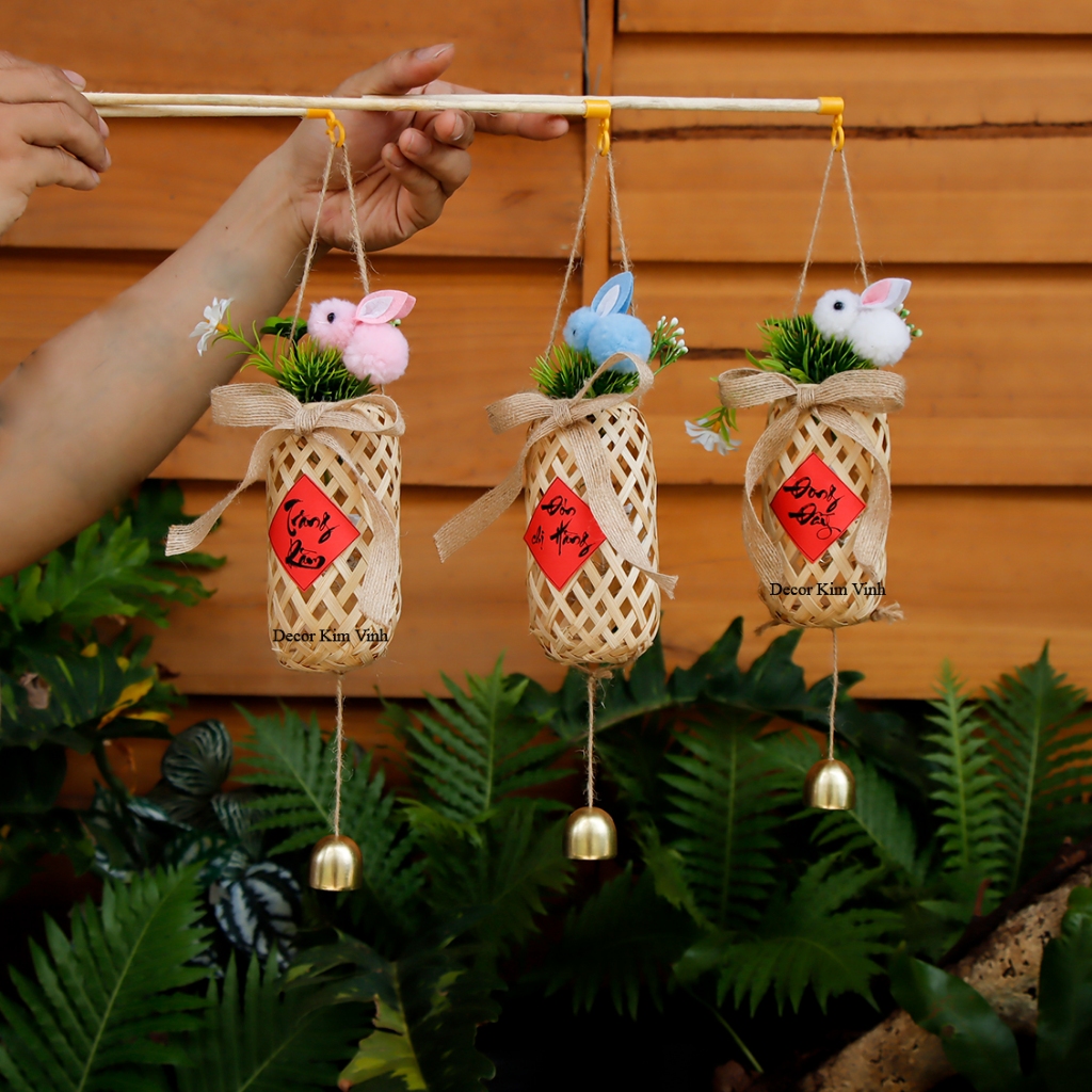 Lồng Đèn Trung Thu Thỏ Chuông TT27 (MÀU NGẪU NHIÊN) Siêu Dễ Thương Cho Bé Vui Trung Thu