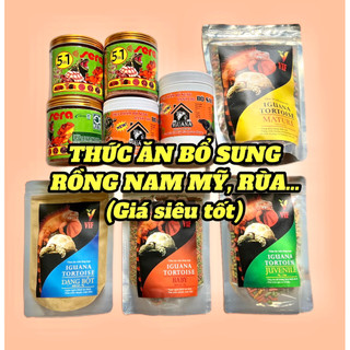 TỔNG HỢP Các Loại THỨC ĂN CAO CẤP RỒNG NAM MỸ IGUANA, RÙA CẠN, BÒ SÁT...