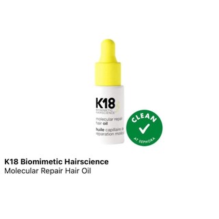 [ Minisize 4ml ] Dầu Dưỡng Tóc K18 Biomimetic Hairscience Molecular Repair Hair Oil
