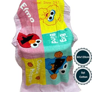 Khăn Tắm 100% Cotton 60x120cm Siêu Mềm Cho Bé Xuất Dư Thấm Hút Nước Tốt Khăn Tắm Biển Dày Dặn