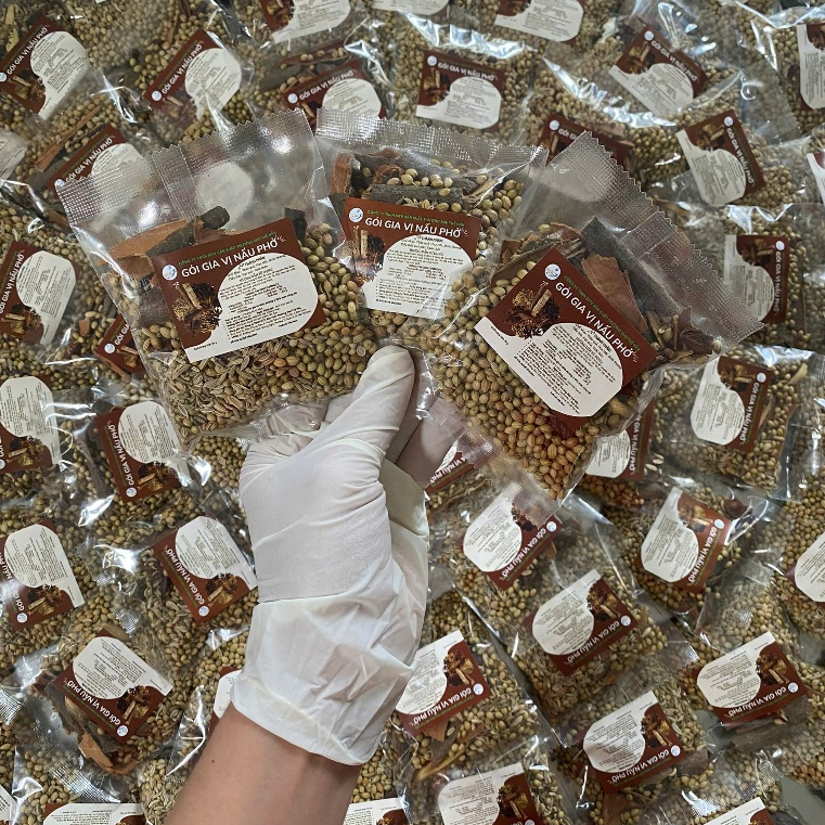 30 GÓI GIA VỊ PHỞ 7 VỊ + TÚI LỌC: NẤU PHỞ BÒ, GÀ CHUẨN VỊ GIA TRUYỀN