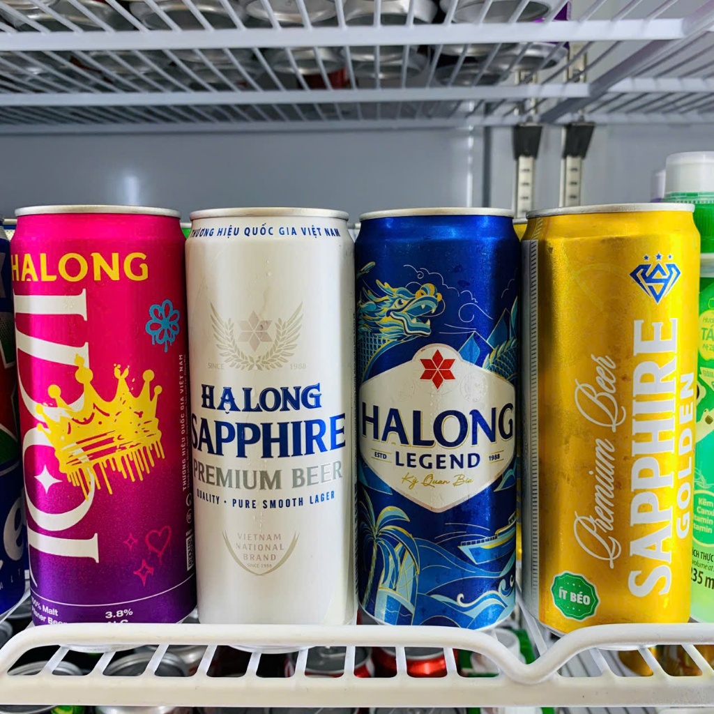 Bia Hạ Long Premium lon 330ml