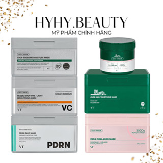 Hộp 30 miếng mặt nạ VT CICA DAILY SOOTHING, COLLAGEN, RETI - A, TX Daily Mask