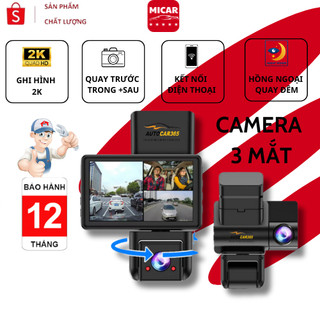  Camera Hành Trình Ô Tô MICAR A7 Pro – Cam Ghi Hình Trước Sau Trong Xe 2K Full HD Camera Hành Trình Cao Cấp VIP 