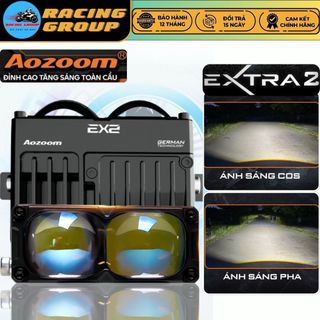  Aozoom EX2 Đèn Trợ Sáng Bi Cầu Aozoom Ex2 Công Suất 60W Công Nghệ Chiếu Sáng Siêu Việt - BH 2 Năm 