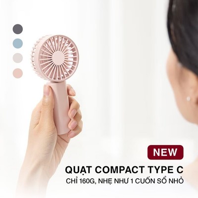 MUJI Quạt Compact Cầm Tay Type C