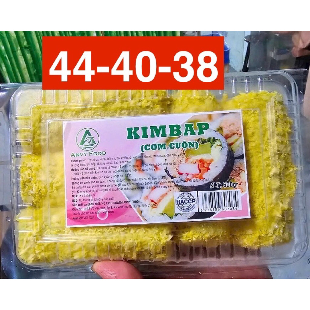 KIMBAP CHIÊN GIÒN 600gr 5 cuộn to
