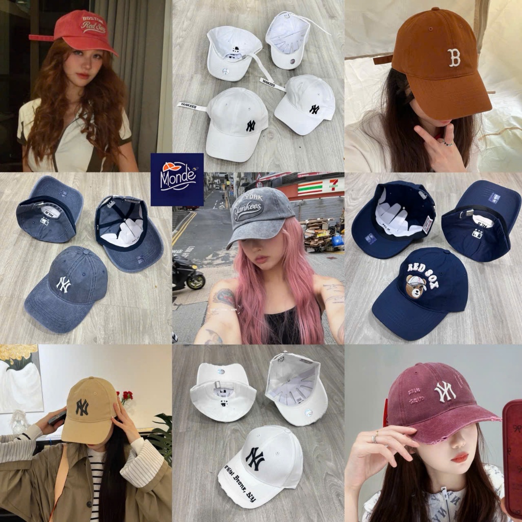 [CHÍNH HÃNG]  Mũ/Nón MLb ss25, freesize, unisex