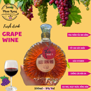  Nước Nho Phan Rang lên men tự nhiên ủ lâu năm Đặc sản Ninh Thuận 550ml Quà tặng biếu Tết 2025 