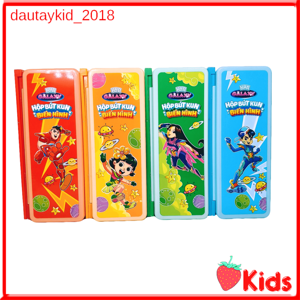 Hộp bút kun biến hình hộp đựng bút đa năng màn hình tự xoá kèm bút vẽ biến thành giá kê sách siêu Kun