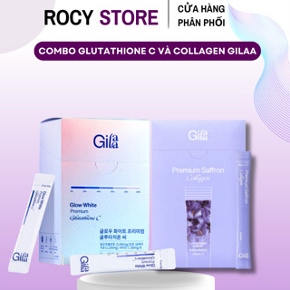 Combo Bột Ngậm Glutathione C (3g x 30 gói) và Collagen Gilaa (2g x 60 gói)