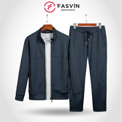 Bộ thun thể thao nam 01 lớp Fasvin BT24647.HN vải Nylon cao cấp co giãn thoải mái chất lượng tốt