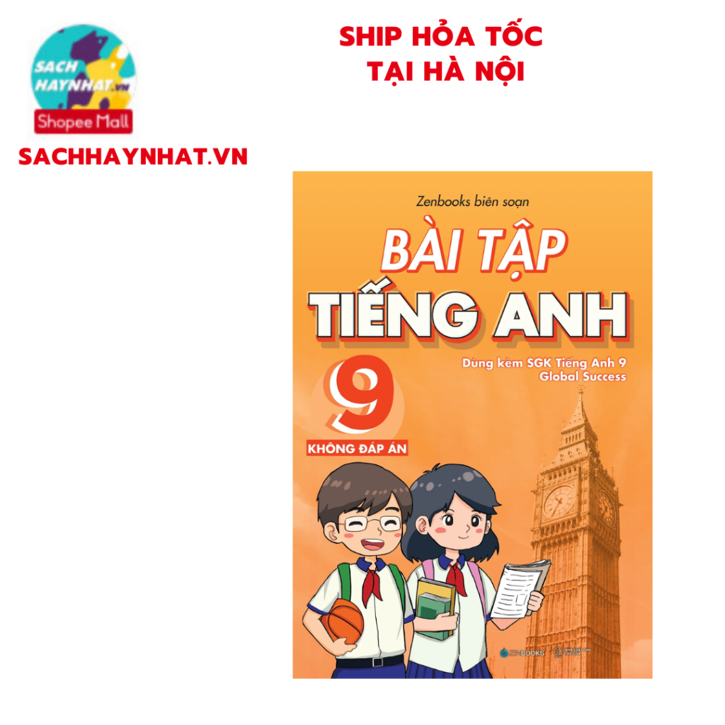 Sách - Bài tập Tiếng Anh 9 không đáp án ( Dùng kèm SGK Tiếng Anh 9 Global success )