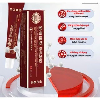 Gel nén lạnh vùng cơ khớp giảm đau cột sống thắt lưng giảm đau khớp gân cột sống đau khớp tuýp 20g(màu nâu 2025)