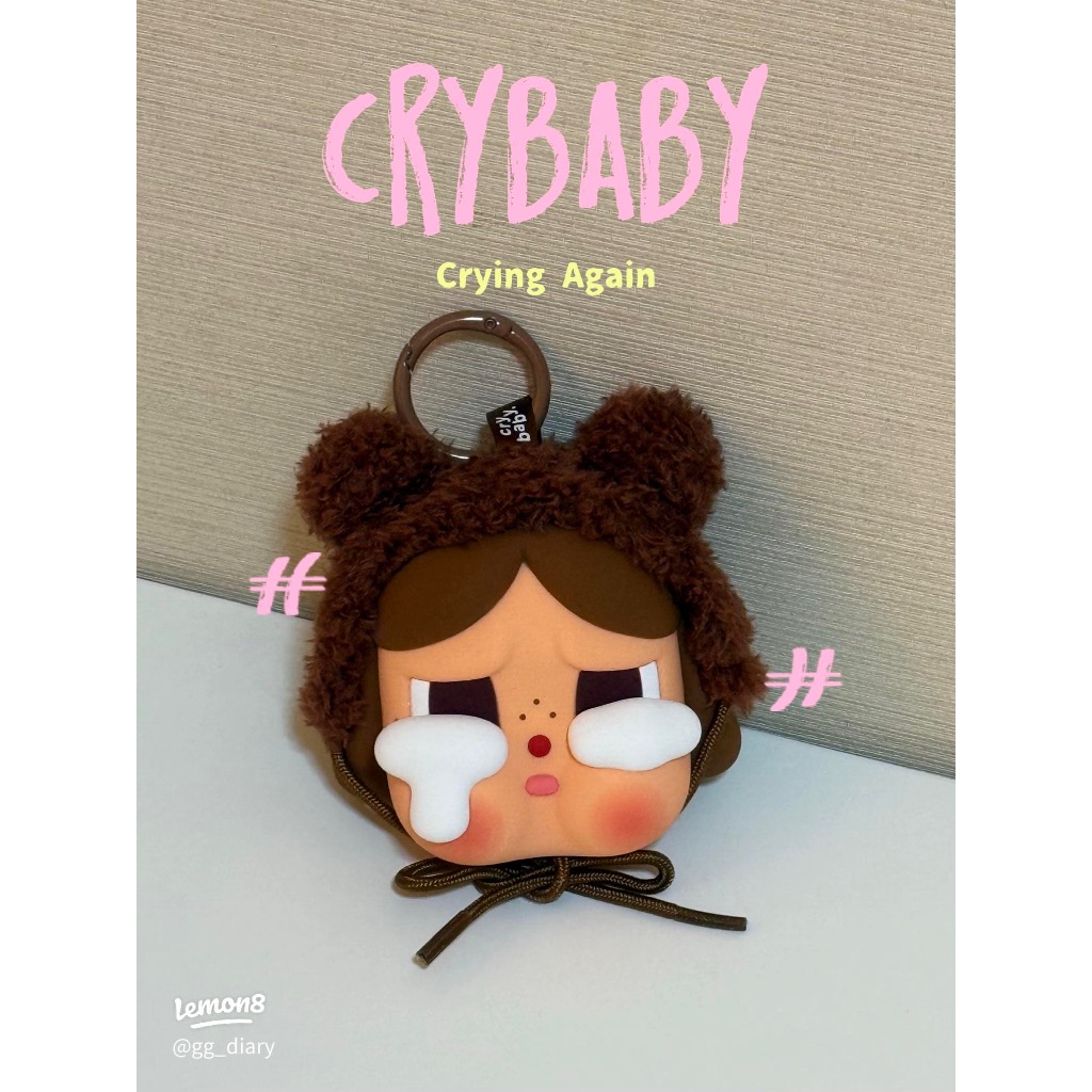 [HÀNG CHÍNH HÃNG] Case Gấu Nâu Crybaby Crying Again Love Make Us Cry - Mô Hình Case Airpod Art Toy P