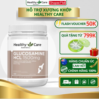 Viên uống bổ xương khớp Glucosamine HCL 1500mg Healthy Care của Úc 400 viên