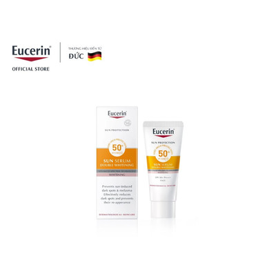 [HB Gift] Bộ 02 Tinh chất chống nắng giúp dưỡng sáng da Eucerin Double SPF 50+ (7mlx2)