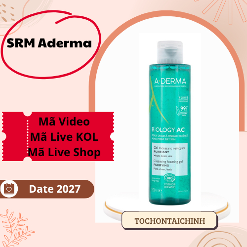 Sữa rửa mặt Aderma