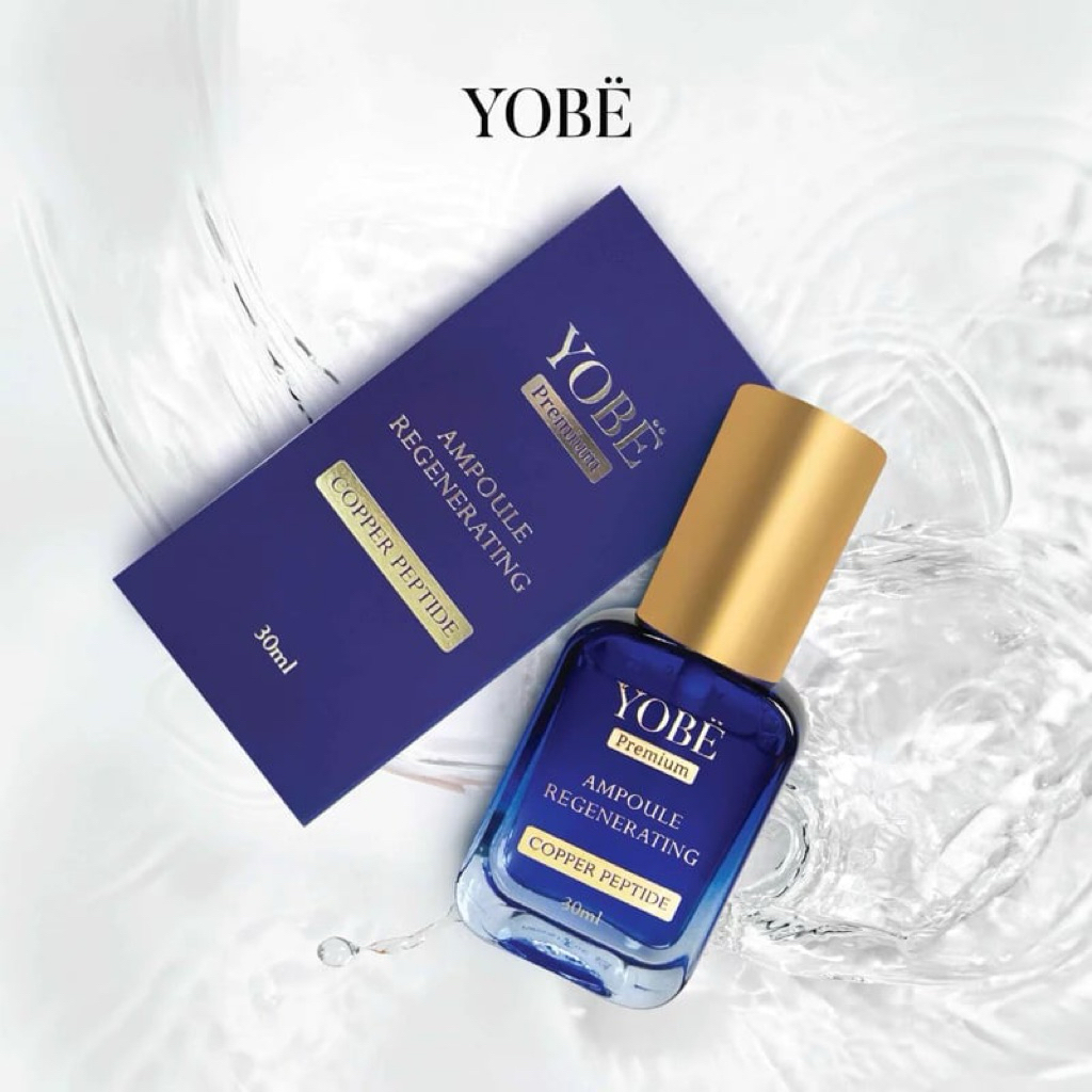 [CHÍNH HÃNG] Tinh Chất Tái Tạo Phục Hồi Và Căng Bóng Da Chuyên Sâu YOBE Premium Copper Peptide 30ml