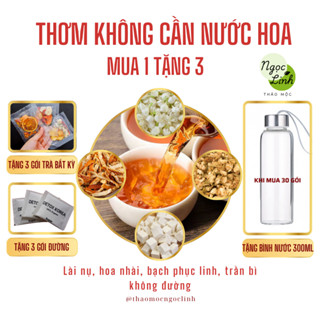 Trà thơm không cần nước hoa, chỉ cần thải độc đúng cách Thaomocngoclinh  (nhài nụ, hoa nhài, bạch phục linh, trần bì)