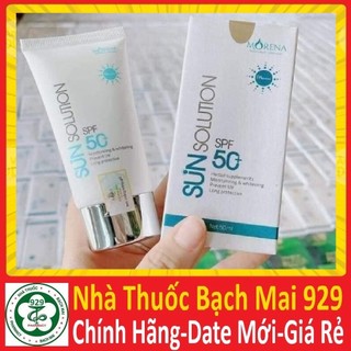  Kem chống nắng Morena Huyền Phi nâng tone tự nhiên 24h thẩm thấu không bết rít chống tia UV 