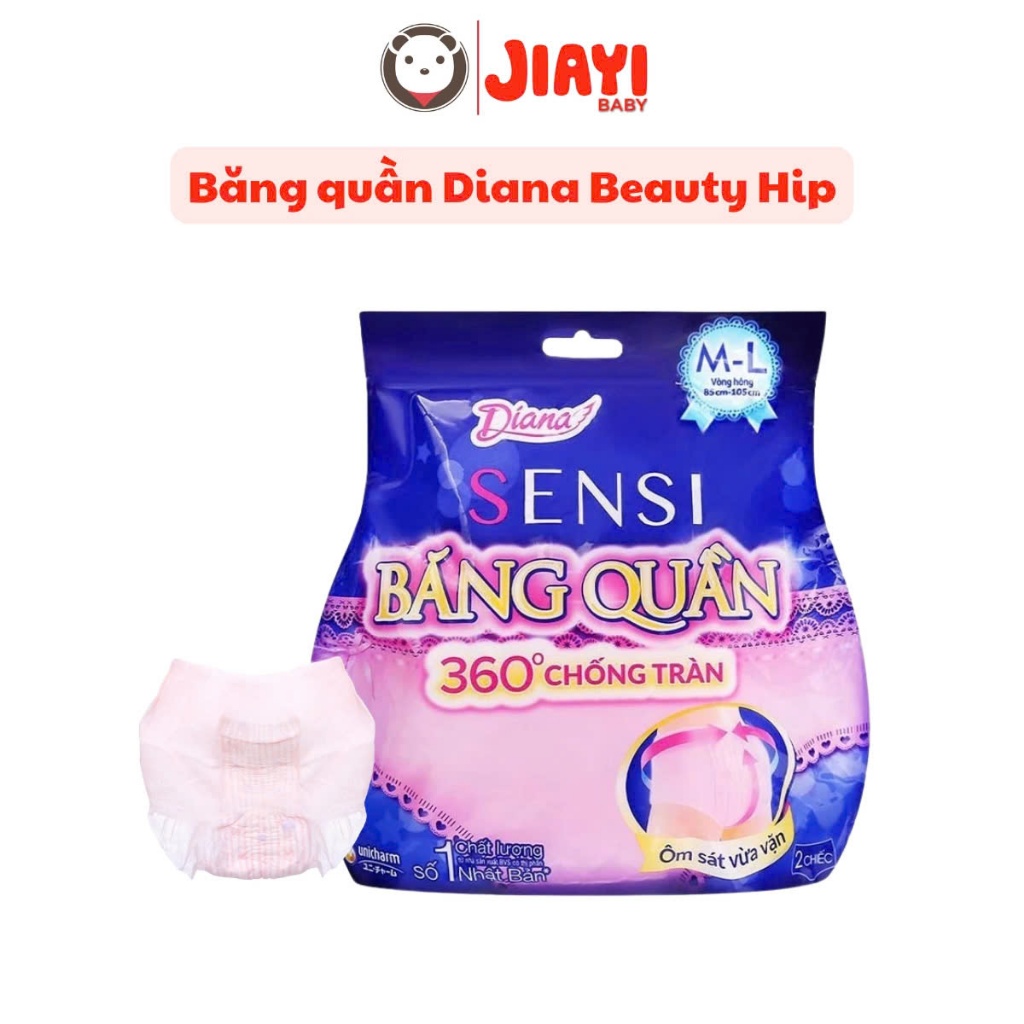 Băng vệ sinh quần, Băng sản dịch cho mẹ sau sinh Diana Sensi 2 trong 1 chống tràn 360 độ đủ size L-XL vòng hông 90-115cm