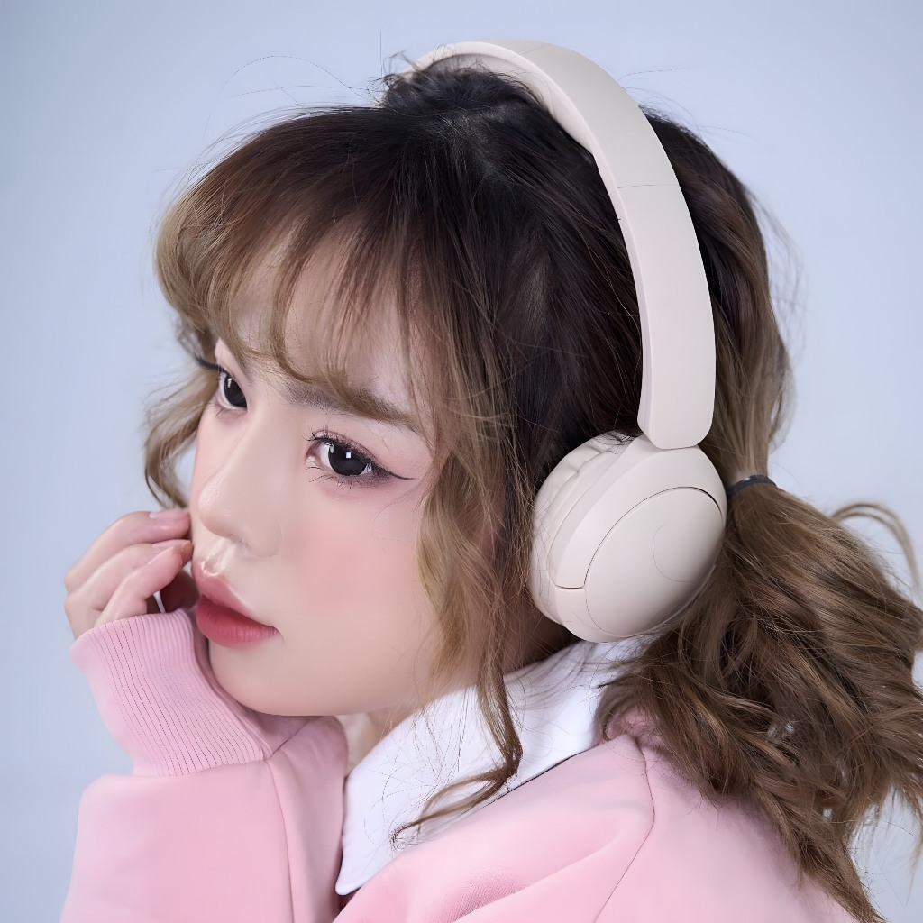 Tai Nghe Chụp Tai Bluetooth Headphone WHP-510, có Mic, Chống Ồn, Sạc Nhanh, Gấp Gọn