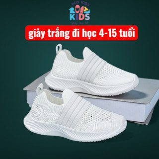 Giày lười thoáng khí cho trẻ em 4-15 tuổi giày thể thao cho bé trai bé gái. 677